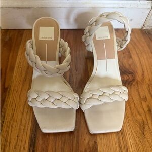 Dolce Vita Cream Braided Women's Sandals
